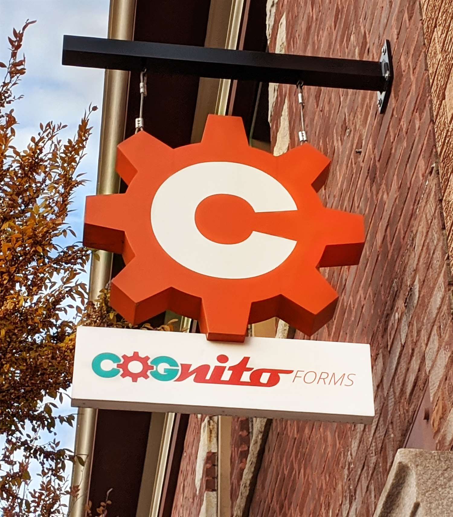 The sign above Cognito's front door.